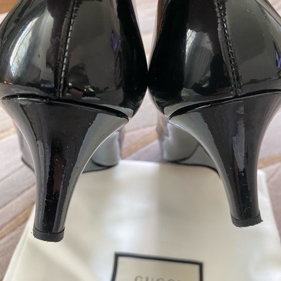 Gucci black patent leather wedge - Picture 4 of 12
